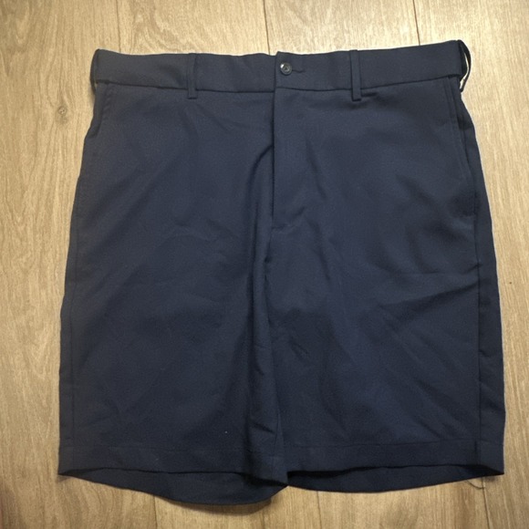 Grand Slam Performance Men's Flat Front Navy Blue Golf Shorts Size 34-36* - Picture 1 of 6